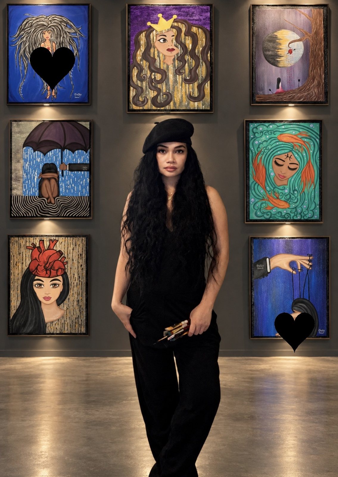 Karena Dolera, painter and poet